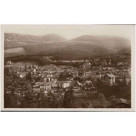 Gesamtansicht von Ober-Krummhübel im Riesengebirge