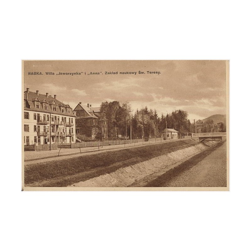 Rabka. Willa "Jaworzynka" i "Anna". Zakład naukowy Św. Teresy