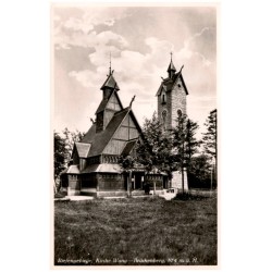 Riesengebirge, Kirche Wang - Brückenberg, 874 m ü. M. / Rewers: Kirche Wang usprünglich in Myos am Wanger See [...]