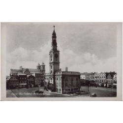 Lissa (Wartheland) Markt mit Rathaus