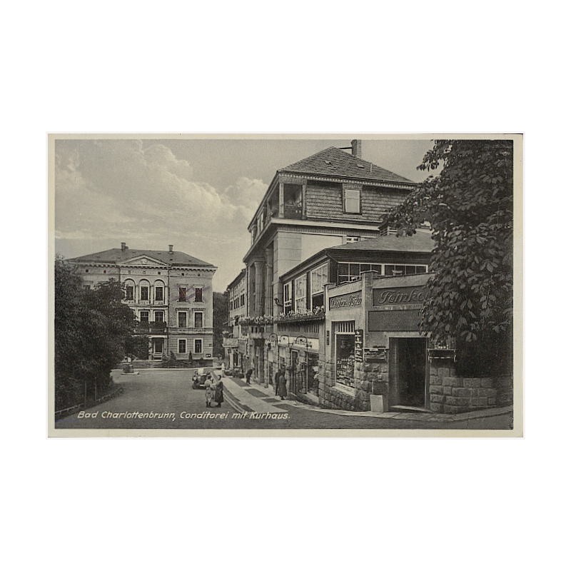 Bad Charlottenbrunn, Conditorei mit Kurhaus