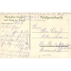 Denkmal der Maikäfer in Galizien vor Tarnopol. Maikäfer fliege von Sieg zu Sieg [...]