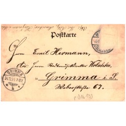 Gruss aus Haynau i. Schl. Raubtierfallen-Fabrik von R. Weber. Markt. Kaiserl. Postamt