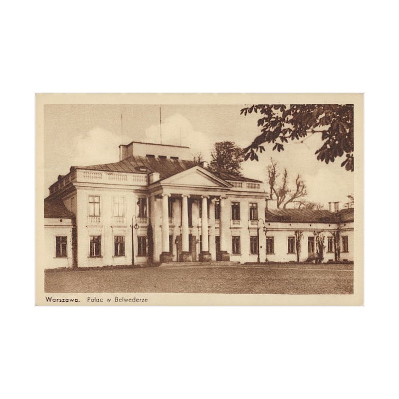 Warszawa. Pałac w Belwederze