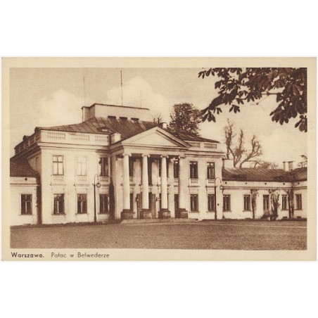 Warszawa. Pałac w Belwederze