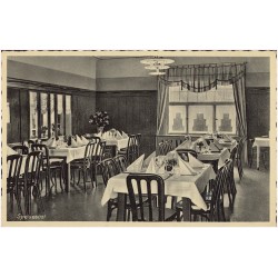 Speisesaal. Kurheim Sieberhübel der Betriebskrankenkasse der Stadt Berlin. Ober-Schreiberhau i. Riesengebirge