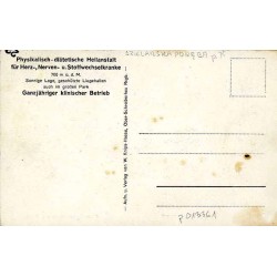 Dr. Haedicke's Sanatorium Kurpark. Parkansicht mit Liegehallen. Ober-Schreiberhau i. Rsgb. [...]