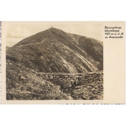 Riesengebirge, Schneekoppe 1605 m ü. d. M. m. Aupaquelle