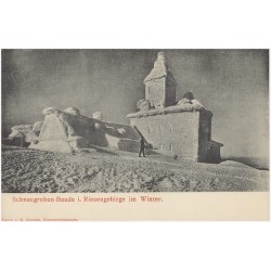 Schneegruben-Baude i. Riesengebirge im Winter