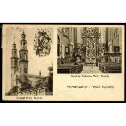 Pozdrowienie z Piekar Śląskich. Kościół Matki Boskiej. Wnętrze Kościoła Matki Boskiej