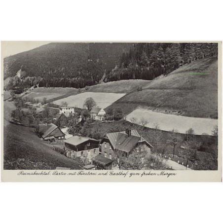 Reimsbachtal. Partie mit Försterei und Gasthof zum frohen Morgen