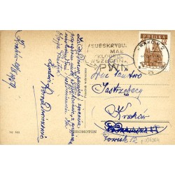Kraków. Barbakan i Bank Polski. Runde Bastei