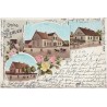Gruss aus Liebuch. Gasthaus. Ev. Schule. Kath. Schule