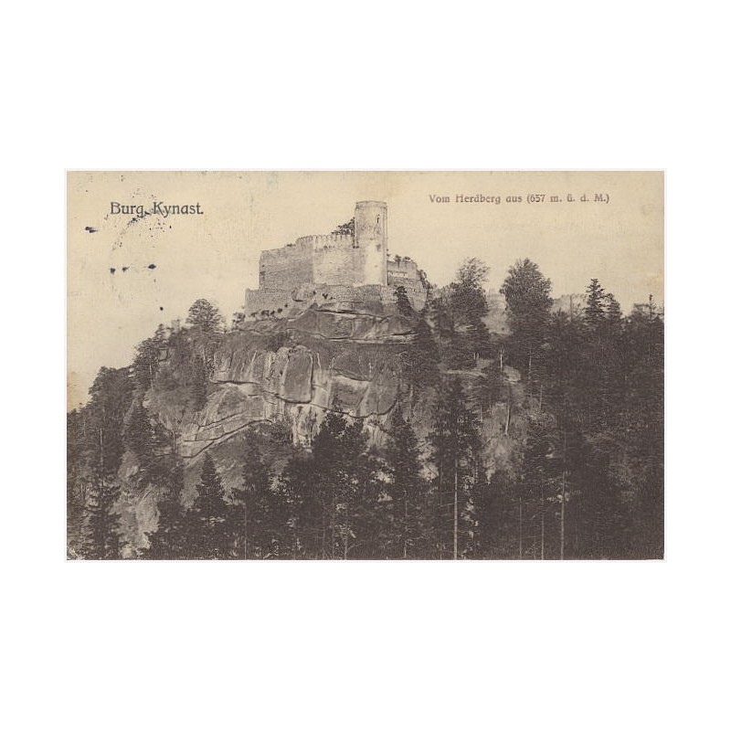 Burg Kynast. Vom Herdberg aus (657 m. ü. d. M.)