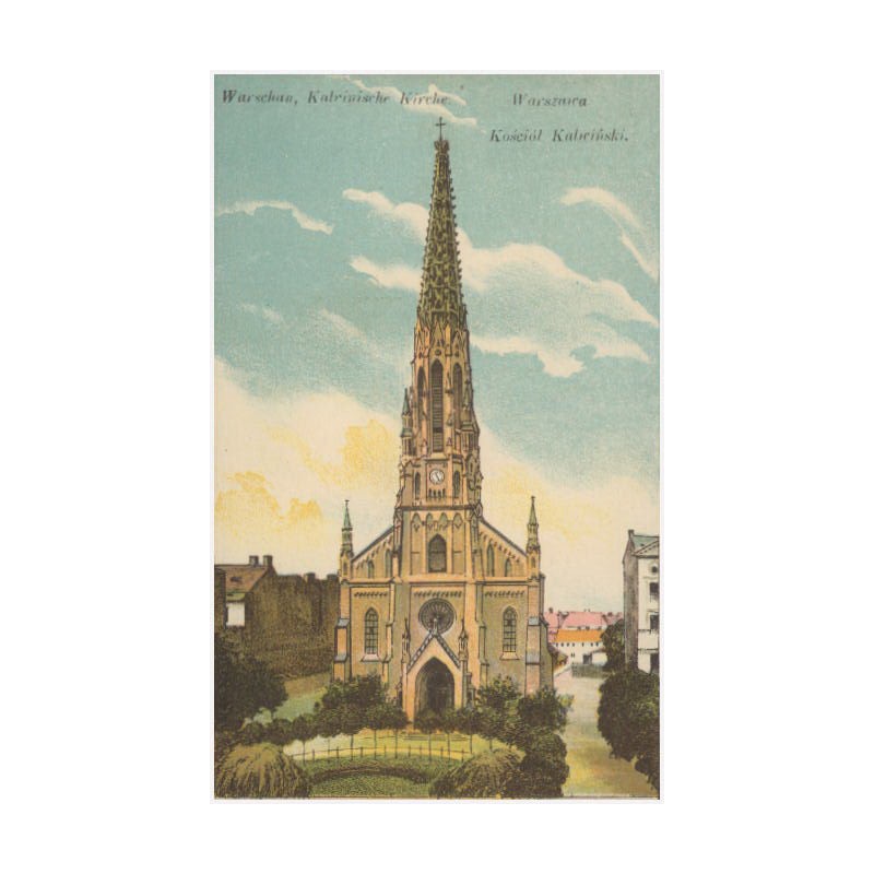 Warschau. Kalvinische Kirche. Warszawa. Kościół Kalwiński