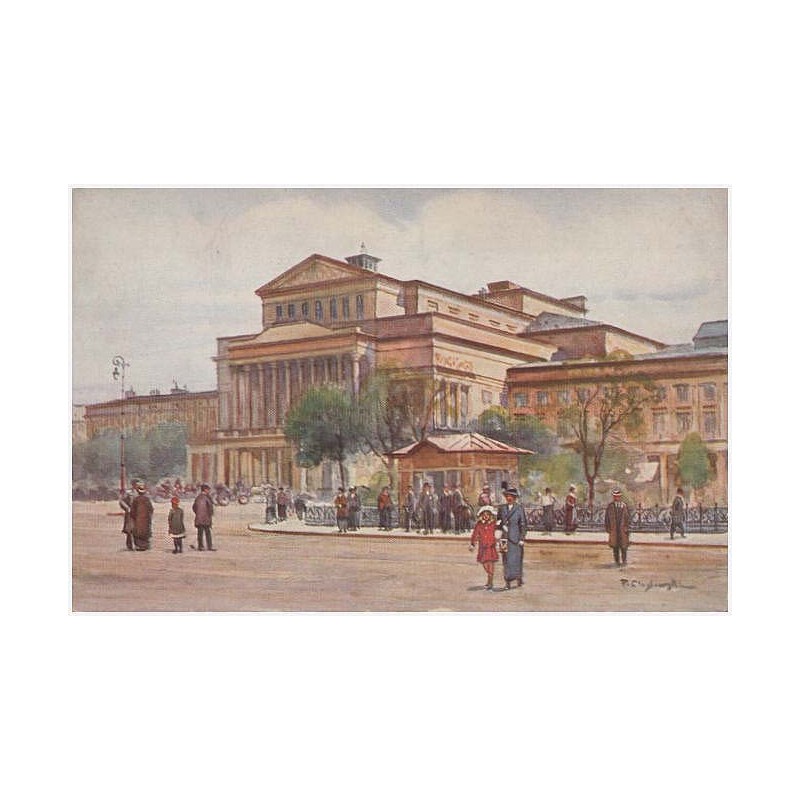 Warszawa. Teatr Wielki. No. 41. Pinx. T. Cieślewski