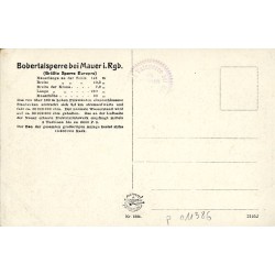 Bobertalsperre bei Mauer i Rgb. mit Elektritztätswerk [...]