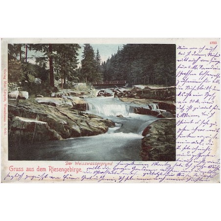 Gruss aus dem Riesengebirge. Der Weisswassergrund