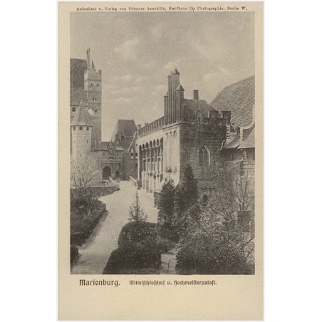 Marienburg. Mittelschloßhof u. Hochmeisterpalast