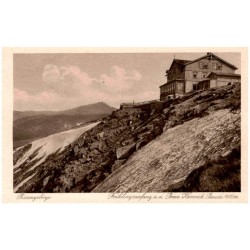 Riesengebirge. Frühlingsanfang a. d. Prinz Heinrich Baude 1410 m