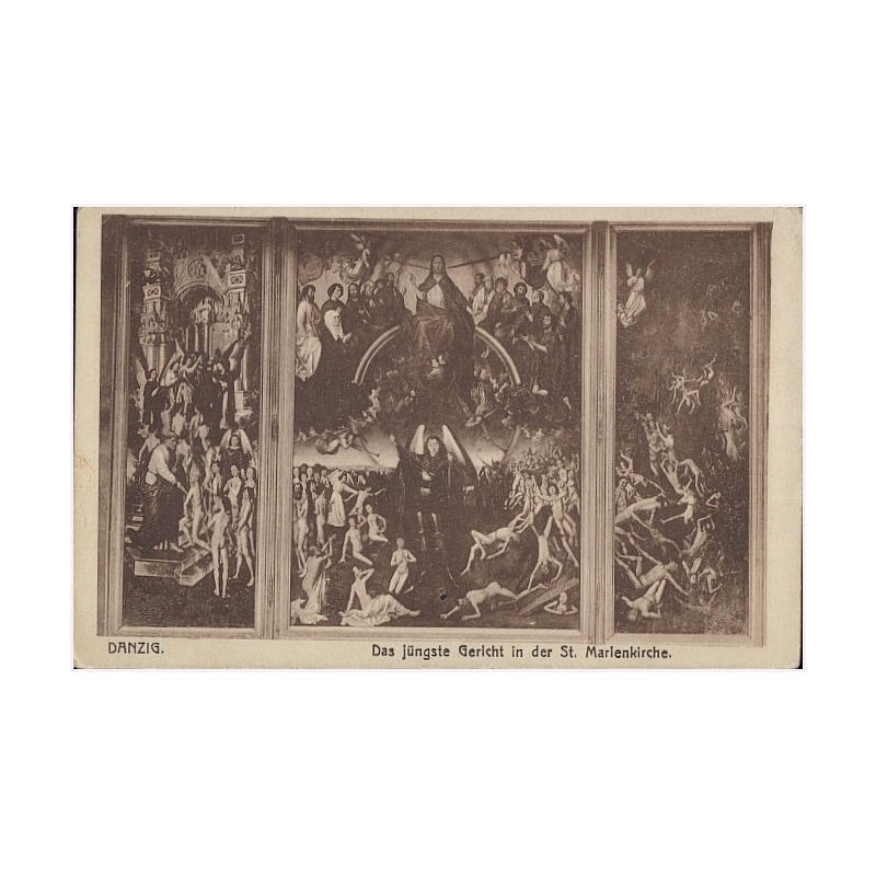 Danzig. Das jüngste Gericht in der St. Marienkirche