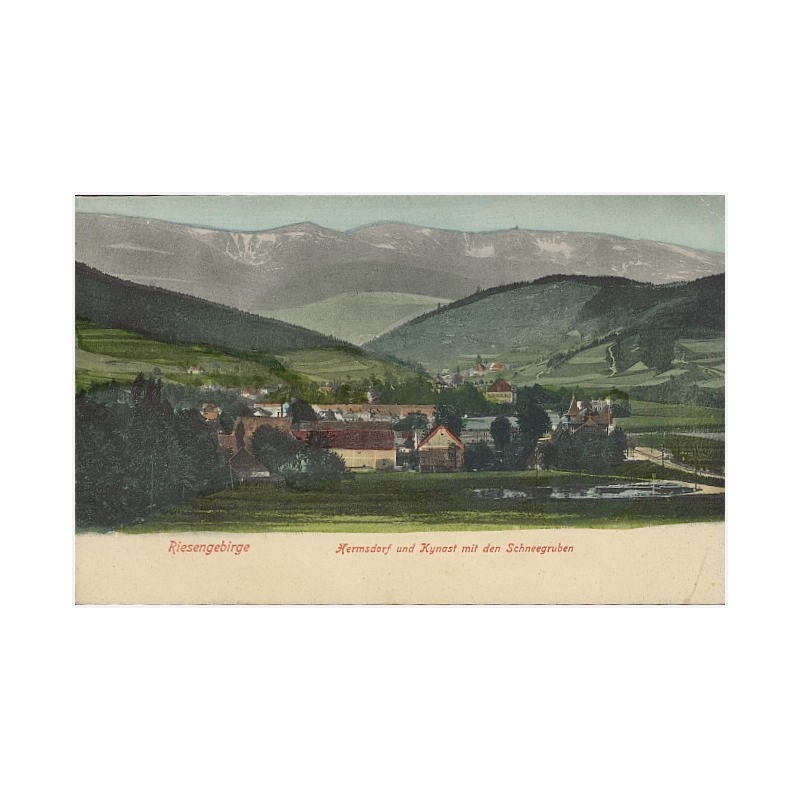 Riesengebirge. Hermsdorf und Kynast mit den Schneegruben