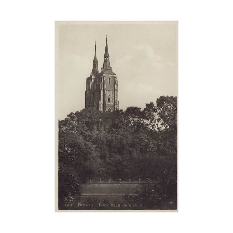 Breslau - Blick nach dem Dom