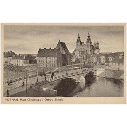 Poznań. Most Chrobrego i Ostrów Tumski