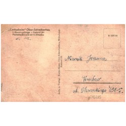 "Caritasheim" Ober-Schreiberhau i. Riesengebirge - Fernruf 291 Postscheckkonto 83 112 Breslau