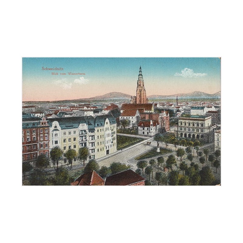 Schweidnitz. Blick vom Wasserturm