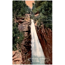 A Magas Tátra. - Die Hohe Tatra. Nagytarpataki-vólgy - Gross Kochlbach-Thal. Óriási zuhalag - Riesenwasserfall 1208 m