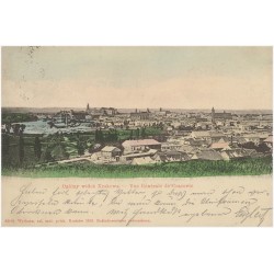 Ogólny widok Krakowa. - Vue Générale de Cracovie