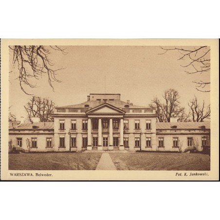 Warszawa. Belweder. Fot. K. Jankowski