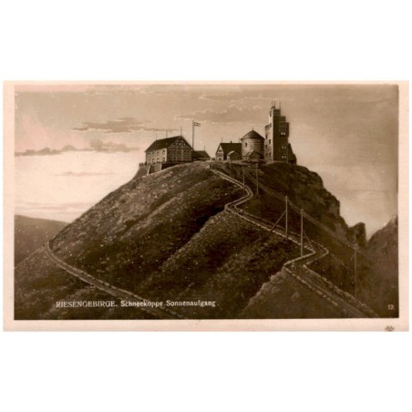 Riesengebirge. Schneekoppe. Sonnenaufgang. 12