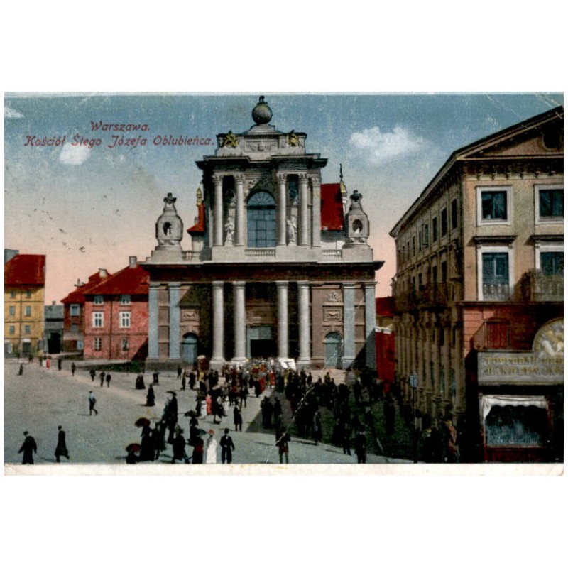 Warszawa. Kościół Śtego Józefa Oblubieńca.