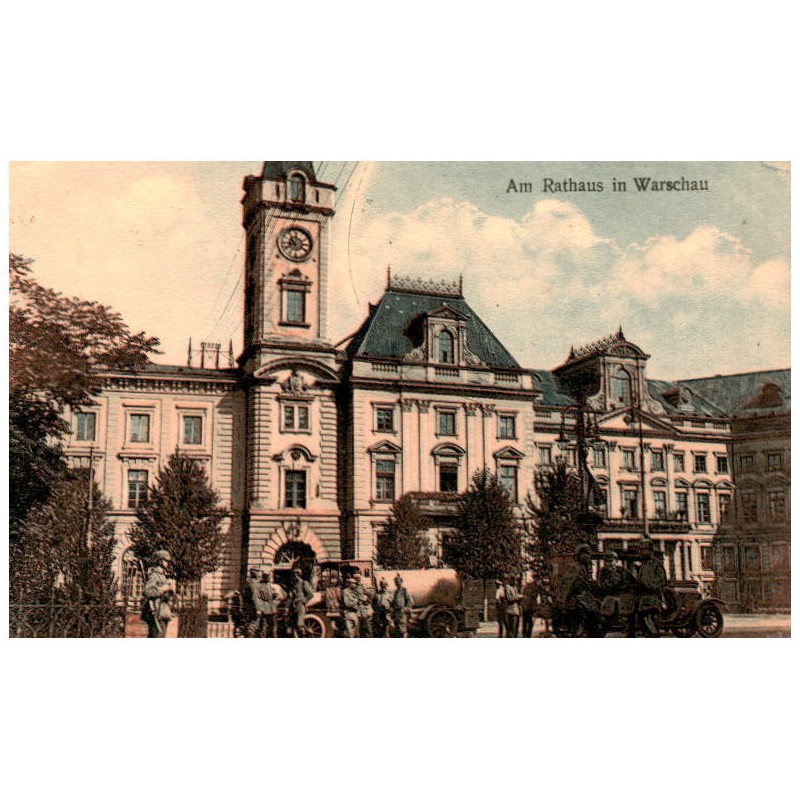 Am Rathaus in Warschau