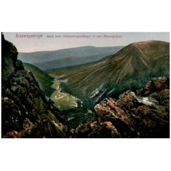 Riesengebirge. Blick vom Schneekoppenkegel in den Riesengrund.