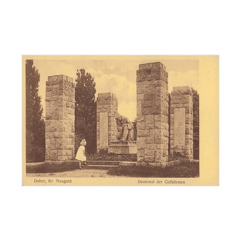 Daber, Kr. Naugard. Denkmal der Gefallenen