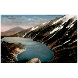 Grosser Teich 1225 m (Riesengebirge.) Schneekoppe 1605 m. Prinz-Heinrich-Baude 1420 m