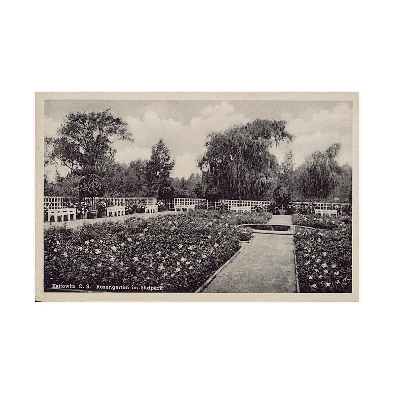 Kattowitz O./S. Rosengarten im Südpark