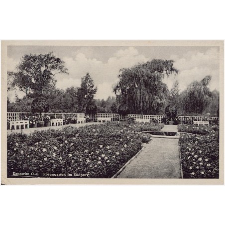Kattowitz O./S. Rosengarten im Südpark