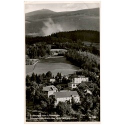 Luftkurort Hain i. Riesengeb. Schneekoppenblick über Hotel Wilhelmshöhe Nr. 166