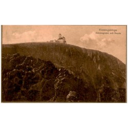 Riesengebirge. Schneegrube mit Baude