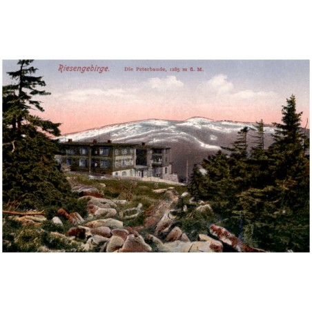 Riesengebirge. Die Peterbaude 1285 m ü. M.