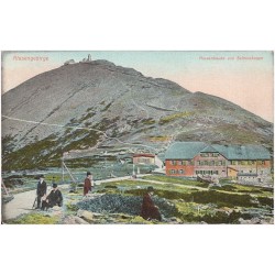 Riesengebirge. Riesenbaude und Schneekoppe