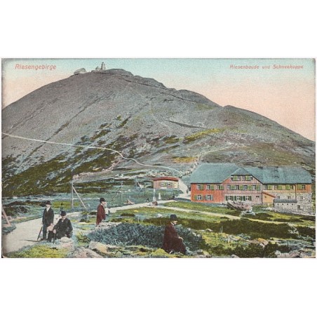 Riesengebirge. Riesenbaude und Schneekoppe