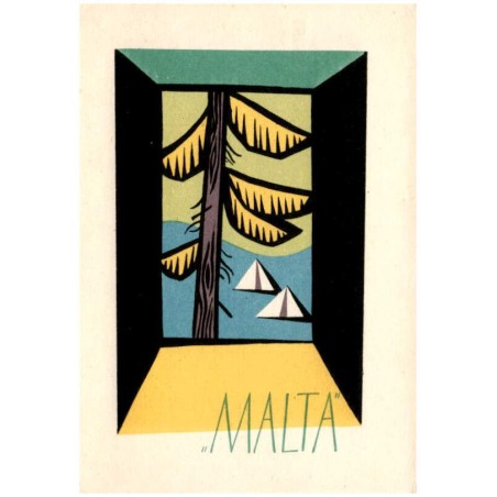 "Malta" / Rewers: proj. W. Lewiński X Międzynarodowy Pionierski Obóz Pokoju. Polska - Cieplice - 1961