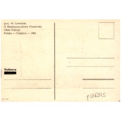 "Malta" / Rewers: proj. W. Lewiński X Międzynarodowy Pionierski Obóz Pokoju. Polska - Cieplice - 1961