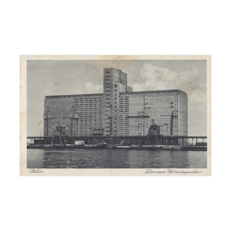 Stettin. Der neue Getreidespeicher
