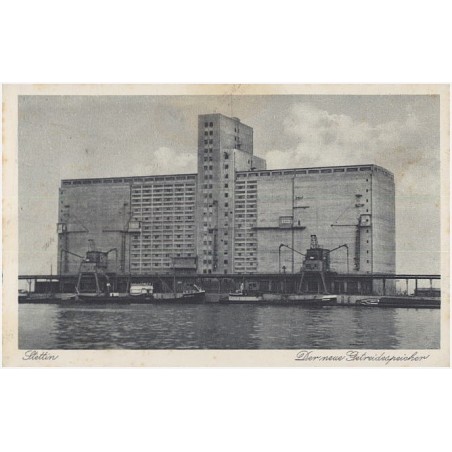 Stettin. Der neue Getreidespeicher